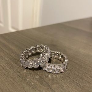 14kt diamond bands